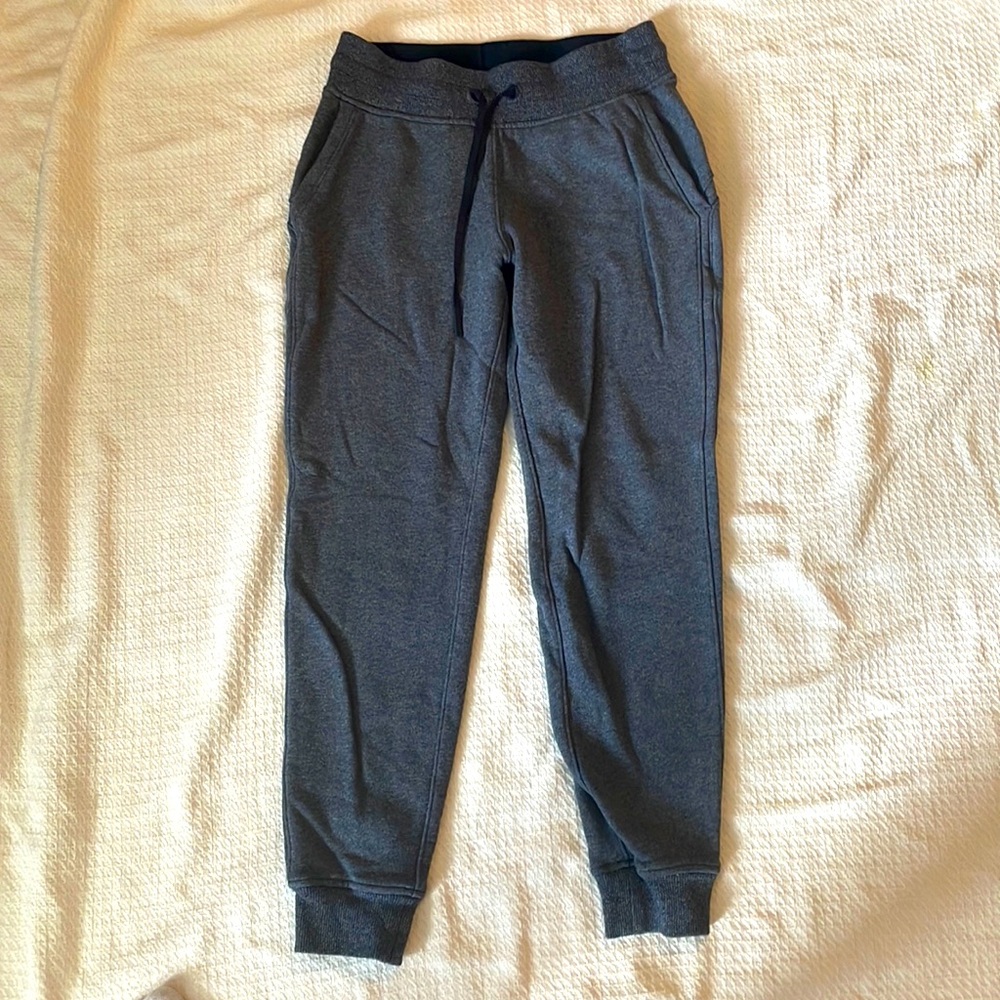 Lululemon blue cotton joggers size 4